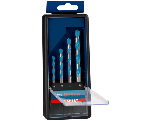 Sada stavebních vrtáků MultiConstruction CYL-9 RobustLine, 4ks (4-8mm)