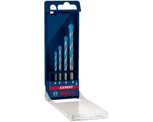 Sada stavebních vrtáků MultiConstruction CYL-9, 4ks (4-8mm)