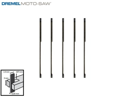 pilový list DREMEL Moto-Saw, univerzální na kov, MS53, 5ks Dremel2615MS53JA