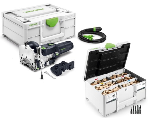 Kolíkovací frézka na spoje Festool Domino DF 500 Q-PLUS + kolíky