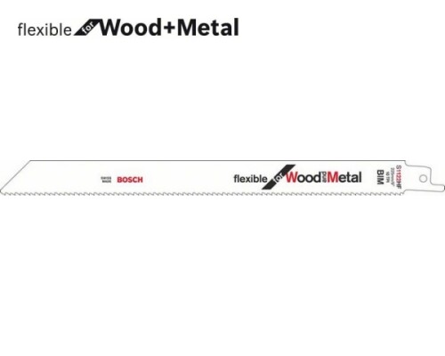 pilový list ocaska flexibilní na dřevo-kov S 1122 HF, 225mm, (1/25ks) Bosch profi2608657560..1