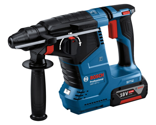 Vrtací kladivo SDS-Plus Bosch GBH 187-LI, 2x5,0Ah, kufr