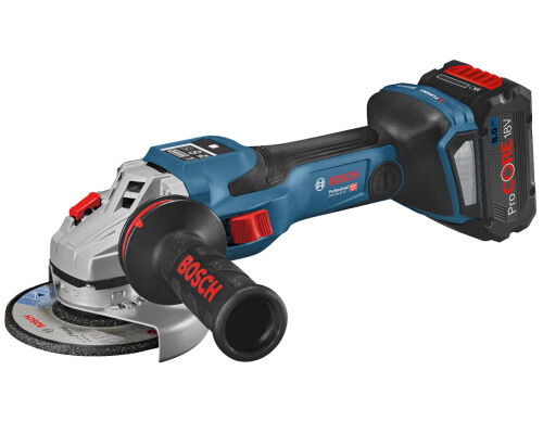 AKU úhlová bruska Bosch GWS 18V-15 SC, 2x8,0Ah, L-Boxx