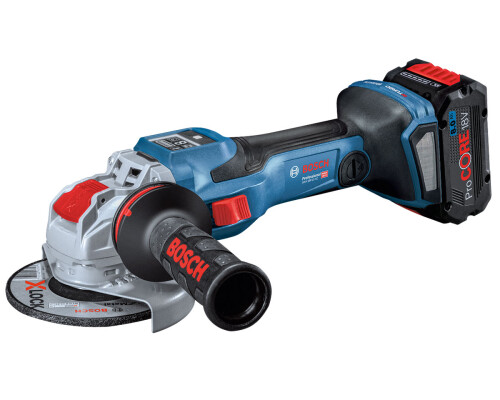 X-LOCK AKU úhlová bruska Bosch GWX 18V-15 SC 125, 2x8,0Ah, L-Boxx