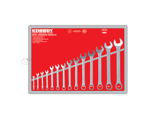 Sada očkoplochých klíčů, KENNEDY, 6-32mm, 14ks