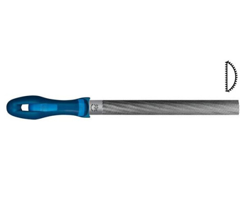 dílenský půlkulatý pilník s rukojetí, délka 200mm, SEK 2 (střední) PferdPF1152200MMH2