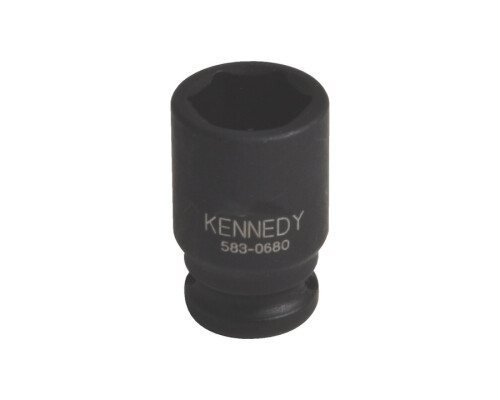 Rázová nástrčná hlavice krátká, 1/2", 17mm KennedyKEN-583-8543K
