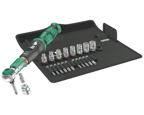 Momentový klíč Safe-Torque A2, šestihran 1/4", 2-12Nm, sada 8+1