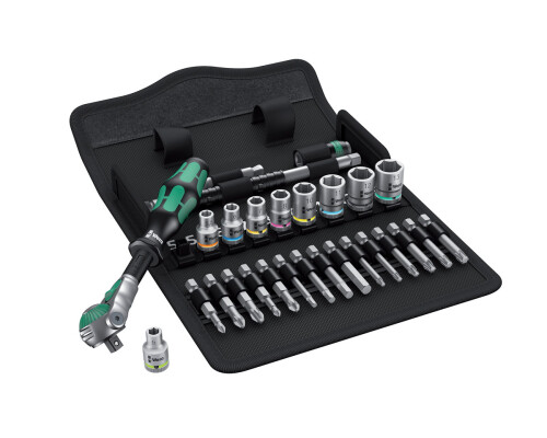 Gola sada nástrčných klíčů Wera Zyklop Metal 8100 SA 6, 1/4", 28ks